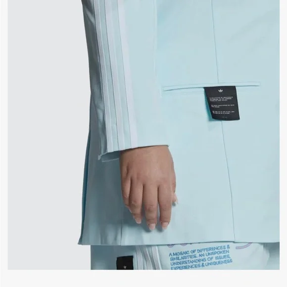 super dope adidas Blazer (Plus Size) Women's, Blue, Size 2X - Picture 5 of 9